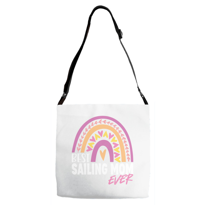 Best Sailing Mom Ever Retro Adjustable Strap Totes | Artistshot