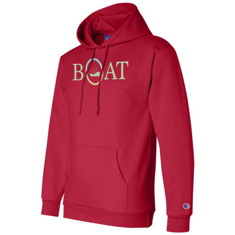 Boat Gradient Hippie Champion Hoodie | Artistshot