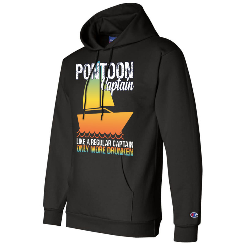 Pontoon Captain Like A Regular Captain Only More D Champion Hoodie | Artistshot