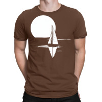 Simple Boat And Sunset Vintage T-shirt | Artistshot