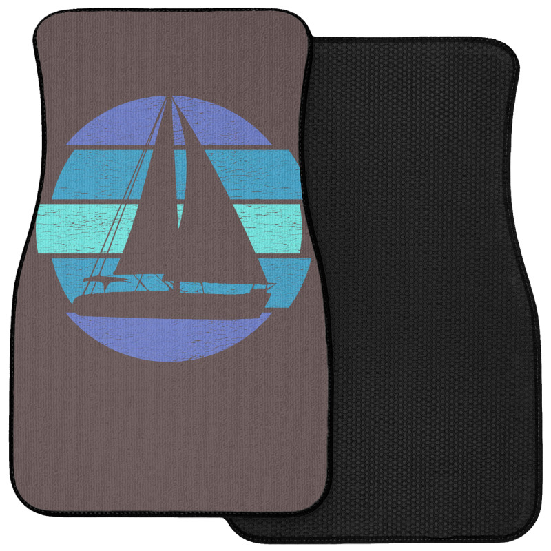 Sailing Sailing Retro Humor Front Car Mat | Artistshot