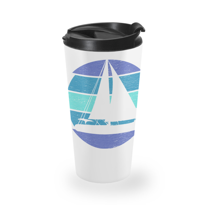 Sailing Sailing Retro Humor Travel Mug | Artistshot