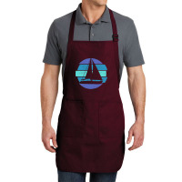 Sailing Sailing Retro Humor Full-length Apron | Artistshot