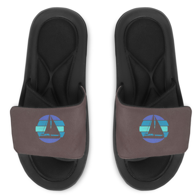 Sailing Sailing Retro Humor Slide Sandal | Artistshot