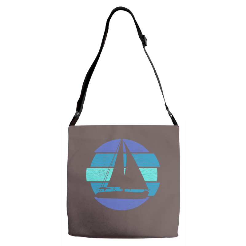 Sailing Sailing Retro Humor Adjustable Strap Totes | Artistshot