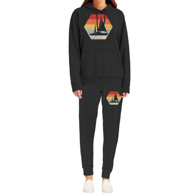 Sailboat Sailing Vintage Cute Hoodie & Jogger Set | Artistshot