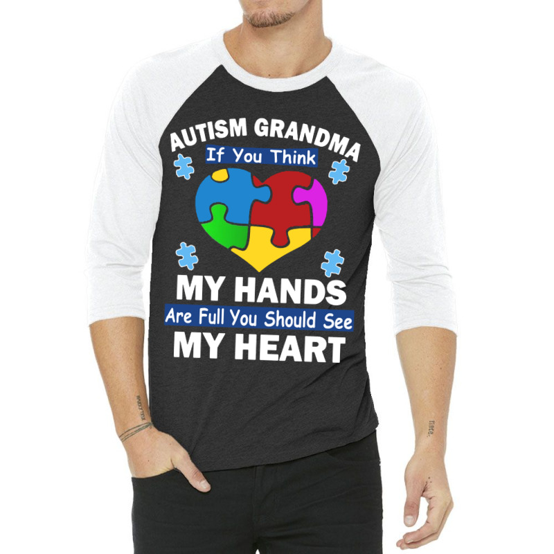 Grandma And My Heart 3/4 Sleeve Shirt | Artistshot