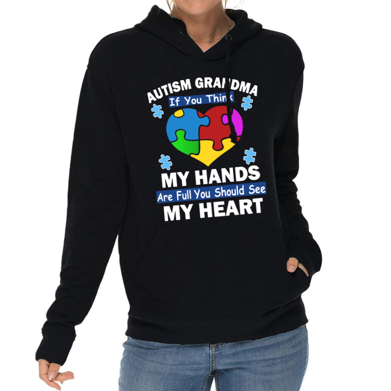 Grandma And My Heart Lightweight Hoodie | Artistshot