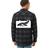 Whale Tail Aesthetic Flannel Shirt | Artistshot