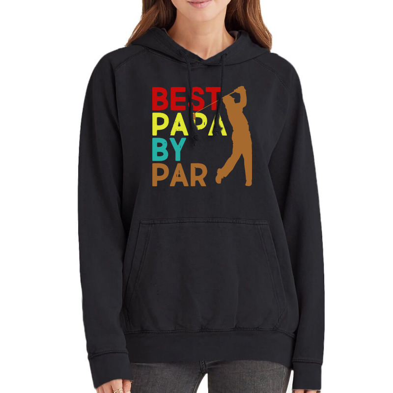 Best Papa By Par Vintage Hoodie | Artistshot