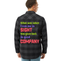 Sight Was Given Back In Good Company Gift For The Flannel Shirt | Artistshot