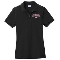 Mens Mississippi State Bulldogs Arch Over Black T Ladies Polo Shirt | Artistshot