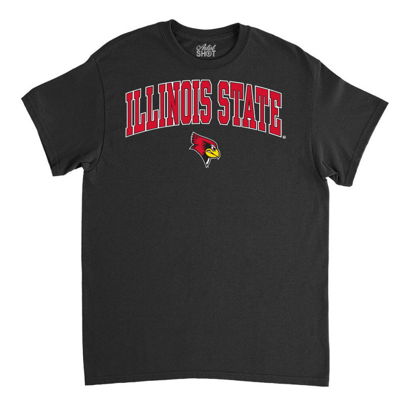 Illinois State Redbirds Arch Over Black Officially Classic T-shirt by bastarache | Artistshot