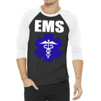 Ems Emt Paramedic Pullover Hoodie Emergency Medical Tech 3/4 Sleeve Shirt | Artistshot