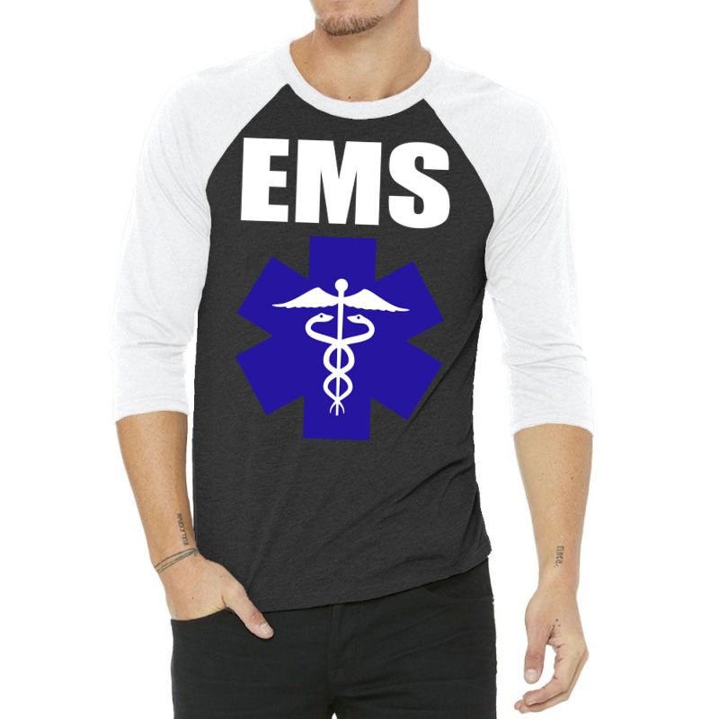 Ems Emt Paramedic Pullover Hoodie Emergency Medical Tech 3/4 Sleeve Shirt | Artistshot