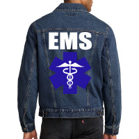 Ems Emt Paramedic Pullover Hoodie Emergency Medical Tech Men Denim Jacket | Artistshot