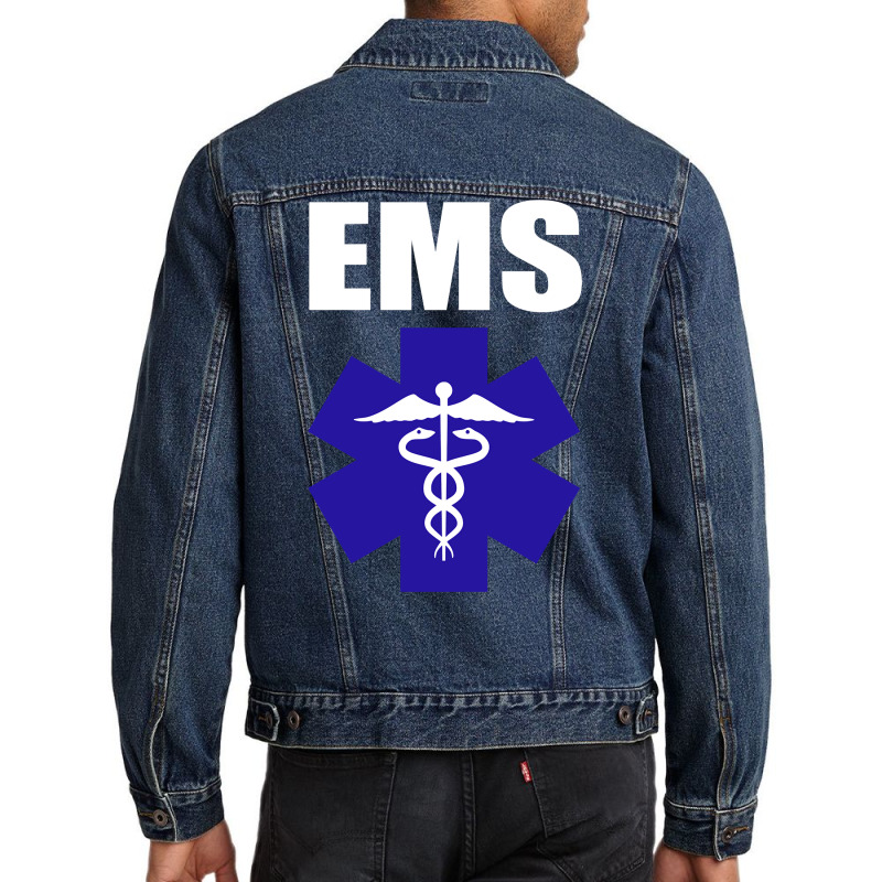 Ems Emt Paramedic Pullover Hoodie Emergency Medical Tech Men Denim Jacket | Artistshot