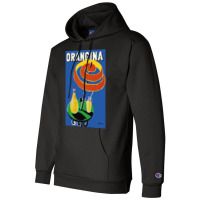 Orangina Sparkling Soda   Umbrella Ad Champion Hoodie | Artistshot