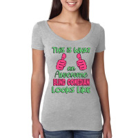 This Is What An Awesome Blind Comedian Looks Like Women's Triblend Scoop T-shirt | Artistshot