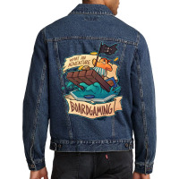 Boardgames What An Adventure Stars Men Denim Jacket | Artistshot