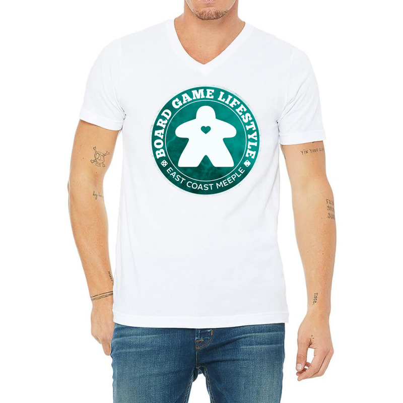 Board Game Lifestyle Green Nature V-neck Tee | Artistshot