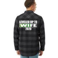 Leveled Up To Wife Cute Flannel Shirt | Artistshot