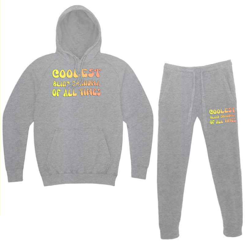 Coolest Blind Grandma Of All Times Gift For The Vi Hoodie & Jogger Set | Artistshot