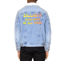 Silliest Blind Hiker Of All Times Gift For The Vis Unisex Sherpa-lined Denim Jacket | Artistshot