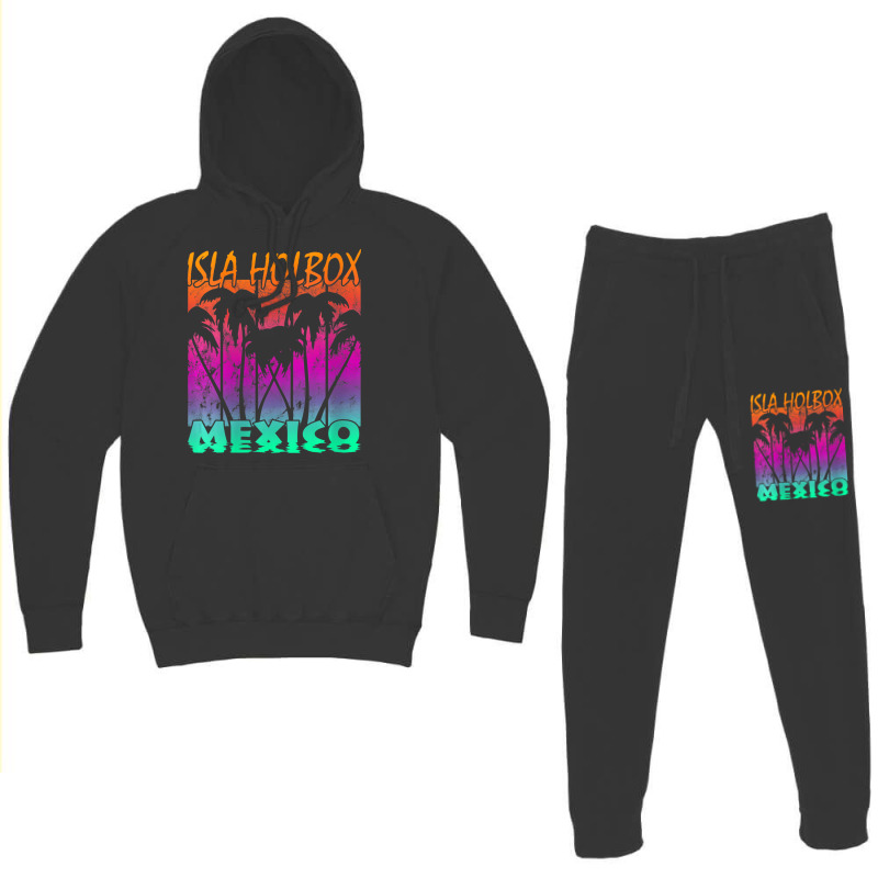 Womens Isla Holbox Mexico V Neck T Shirt Hoodie & Jogger Set | Artistshot