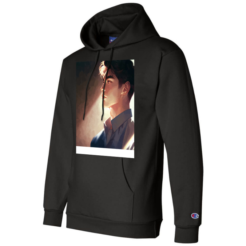 Cute Guy Trending (1) Champion Hoodie | Artistshot