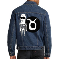 Taurus Zodiac Man Guy Or Boy Taurus Aesthetic (1) Men Denim Jacket | Artistshot