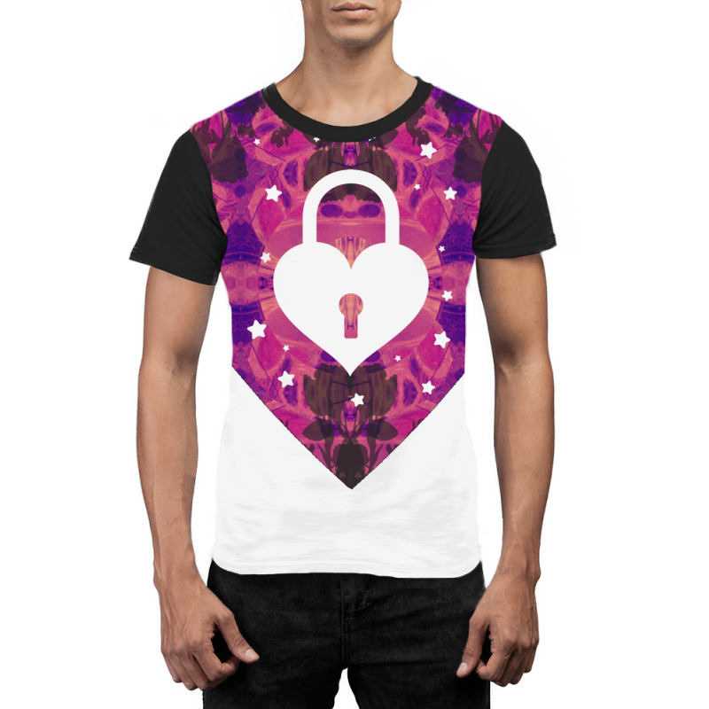 Heart 12 Heart Lock Hipster (1) Graphic T-shirt | Artistshot