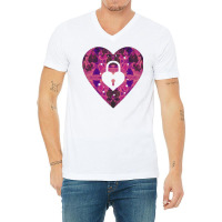 Heart 12 Heart Lock Hipster (1) V-neck Tee | Artistshot