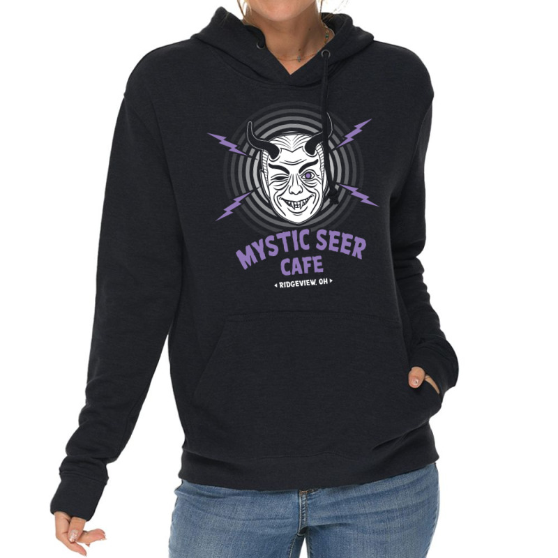 Mystic Seer Cafe Lightweight Hoodie by enzormiersh | Artistshot