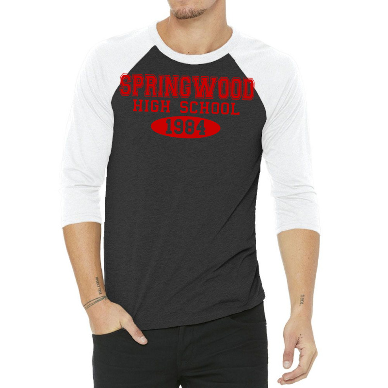 Nightmare On Elm Street Springwood High School 3/4 Sleeve Shirt by orrenwalkv | Artistshot