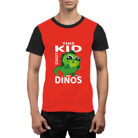 Dinosaur  This Kid Loves Dinos I Kids I Dinosaur Graphic T-shirt | Artistshot