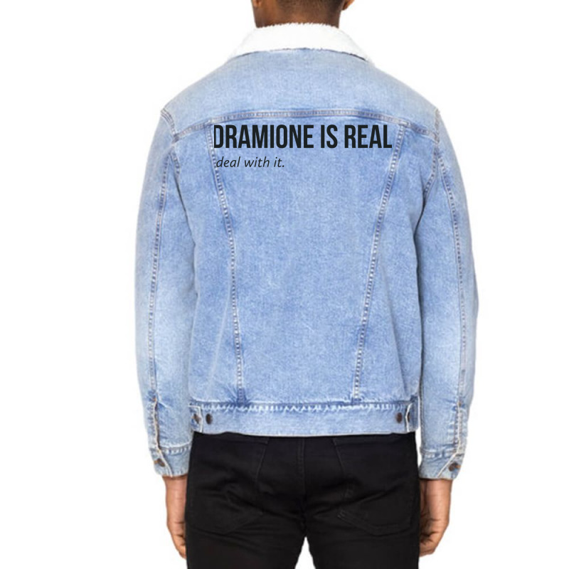 Dramione Is Real Unisex Sherpa-Lined Denim Jacket by feronwouwerl | Artistshot