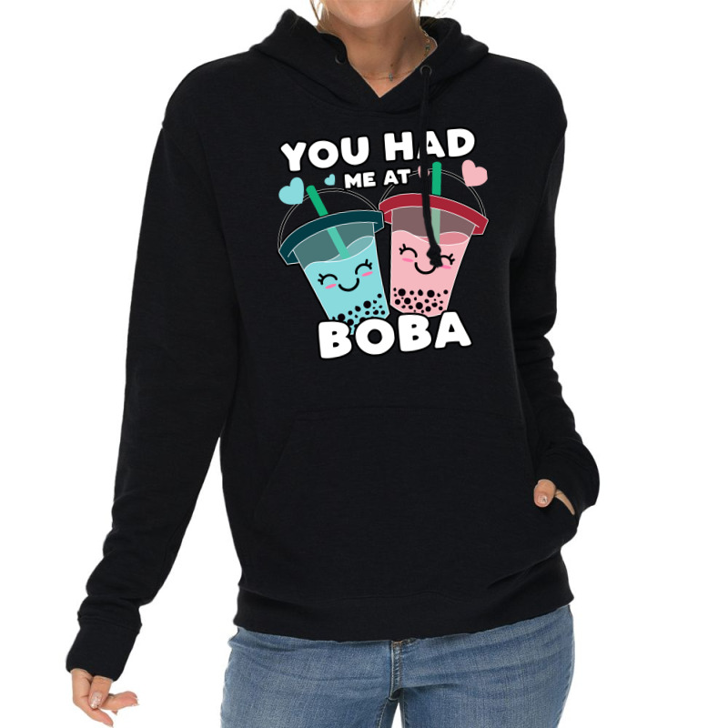 You Had Me At Boba Bubble Millk Tea Cute Kawaii As Lightweight Hoodie by howaldhehsamo | Artistshot