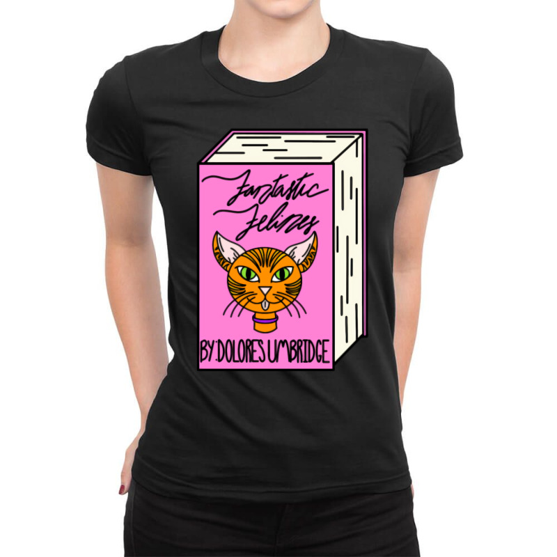 Fantastic Felines Book Ladies Fitted T-Shirt by pieskiheler3 | Artistshot