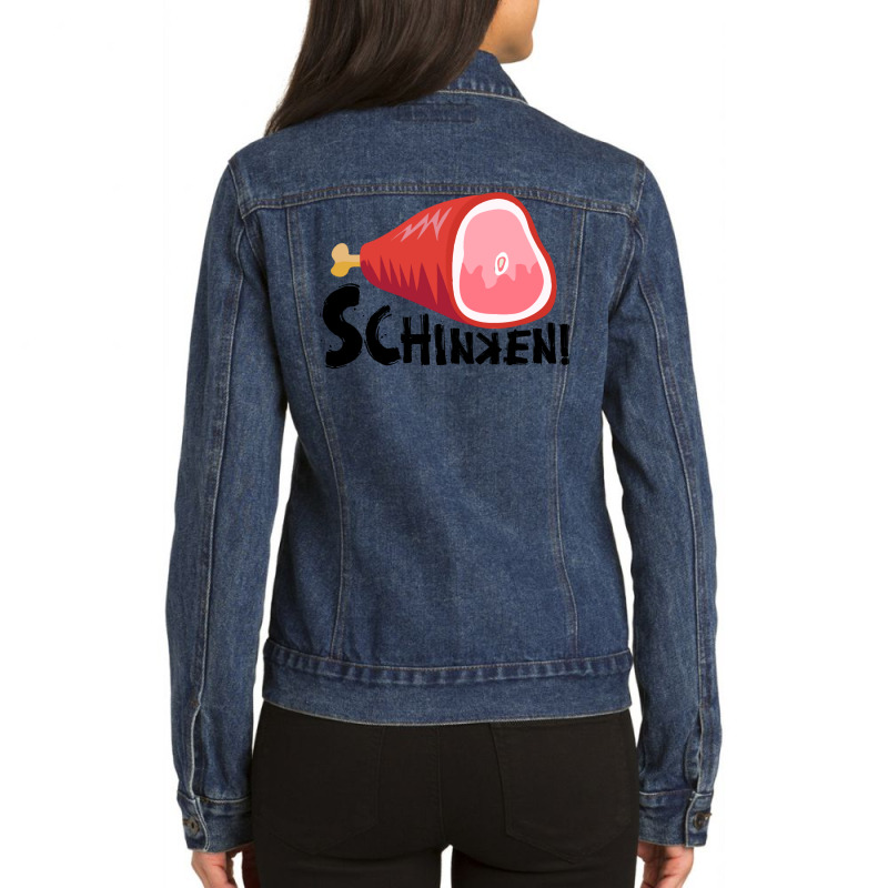 Ham! Ladies Denim Jacket by selekhvelciub | Artistshot