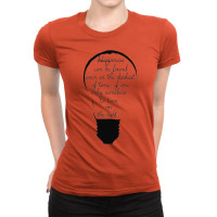 Happiness Can Be Found In Lightbulbs Ladies Fitted T-shirt | Artistshot