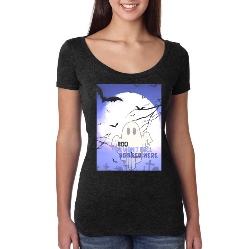 Halloween Terror Women's Triblend Scoop T-shirt by feronwouwerl | Artistshot