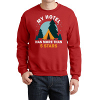 Camping Tents Nature Scouts Aesthetic Crewneck Sweatshirt | Artistshot