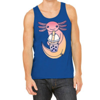 Cute Axolotl With Bubble Tea Tumblr Tank Top | Artistshot