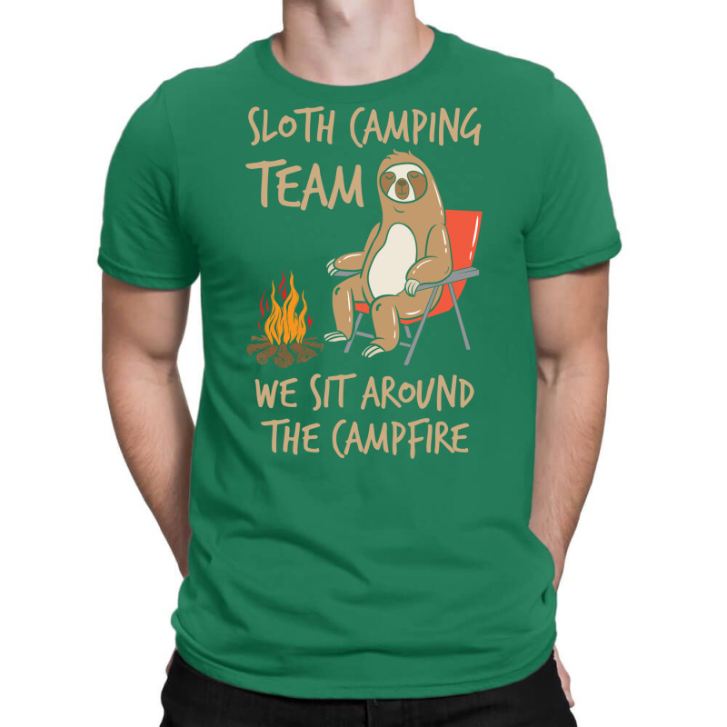 Camping Sloth Camping Team Lazy Animal Lover Campe T-shirt | Artistshot