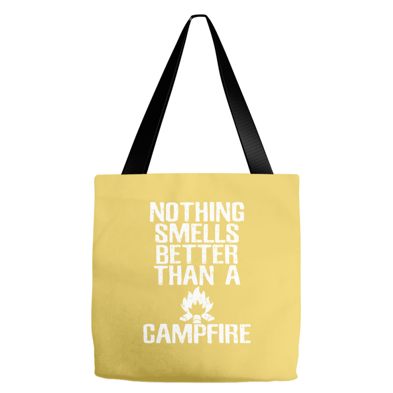 Camping T  Nothing Smells Better Than A Campfire M Tote Bags | Artistshot