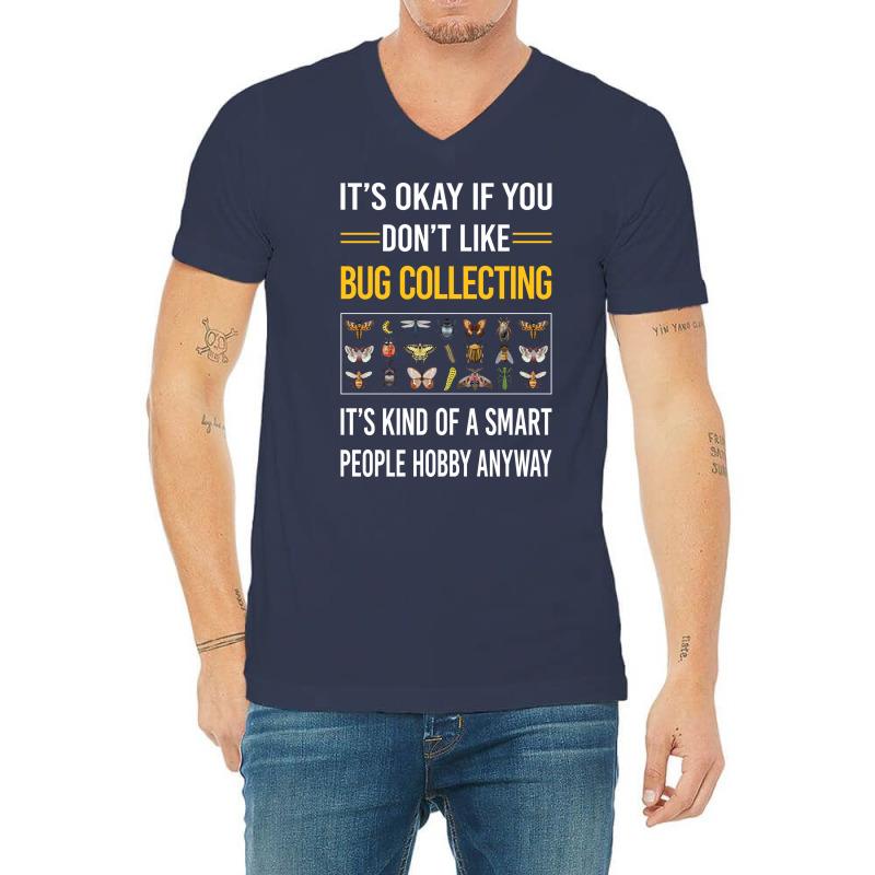 Funny Smart People 02 Bug Collecting Insect Insect V-Neck Tee by lenainplongo2 | Artistshot