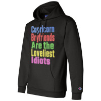 Capricorn Boyfriends Are The Loveliest Idiots Uniq Champion Hoodie | Artistshot