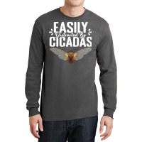 Easily Distracted Funny Entomology Humor For A Cic Long Sleeve Shirts | Artistshot