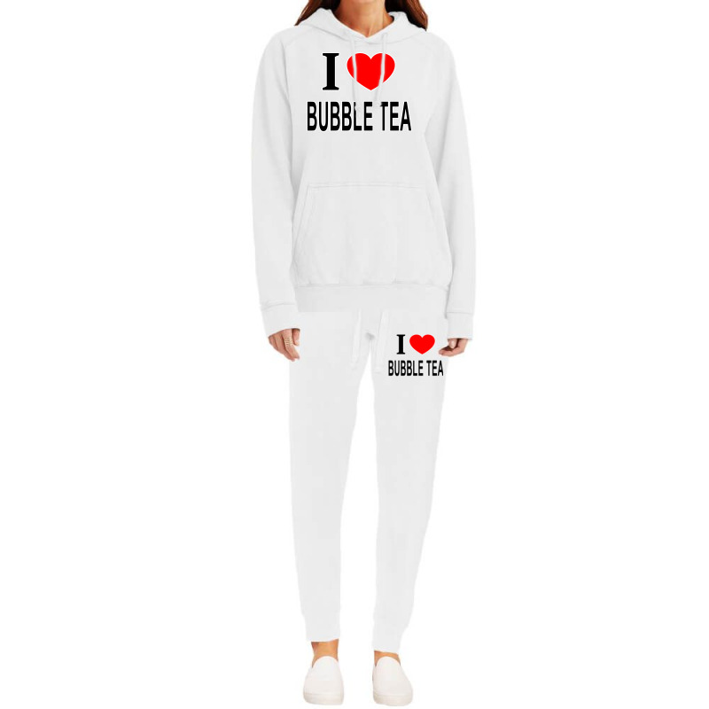 I Bubble Tea I Love Bubble Tea I Heart Bubble Tea Hoodie & Jogger set by vulumagelsyh | Artistshot